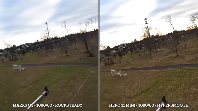 GEPRC MARK5 O3 | GOPRO HERO 11 MINI - COMPARISON смотреть онлайн