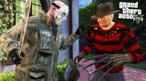 ФРЕДДИ КРЮГЕР ПРОТИВ ДЖЕЙСОНА ВУРХИЗА #90 В ГТА 5 МОДЫ! ОБЗОР МОДА ВИДЕО ИГРЫ GTA 5! MODS