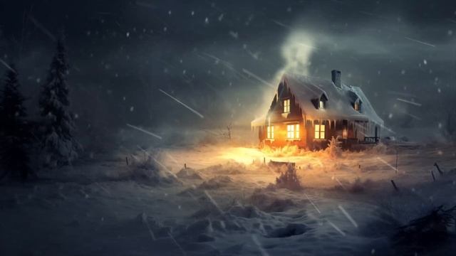 Whispers of the Frozen Peaks: 12 Hours of Blizzard Ambience in a Mountain Village for Serene Escape смотреть онлайн