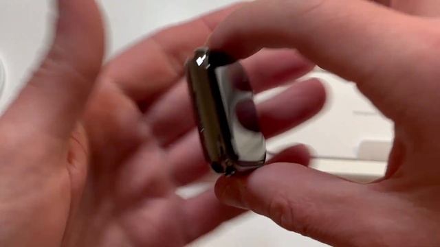 Apple Watch Series 9 [GPS + Cellular 41mm] Smartwatch With Graphite Stainless Steel Case Unboxing