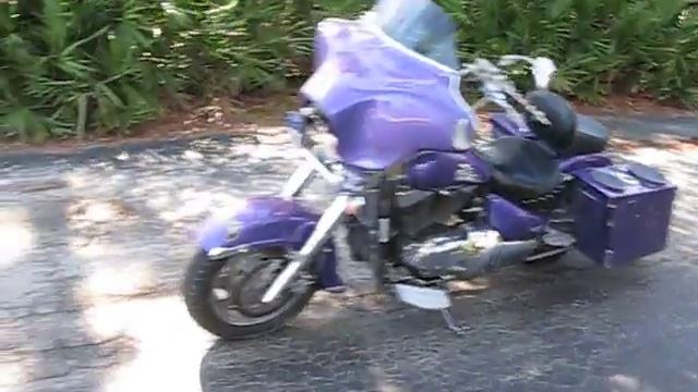 1319 02 IntruderLC VL 1500 purple Fallen Cycles Test Ride смотреть онлайн