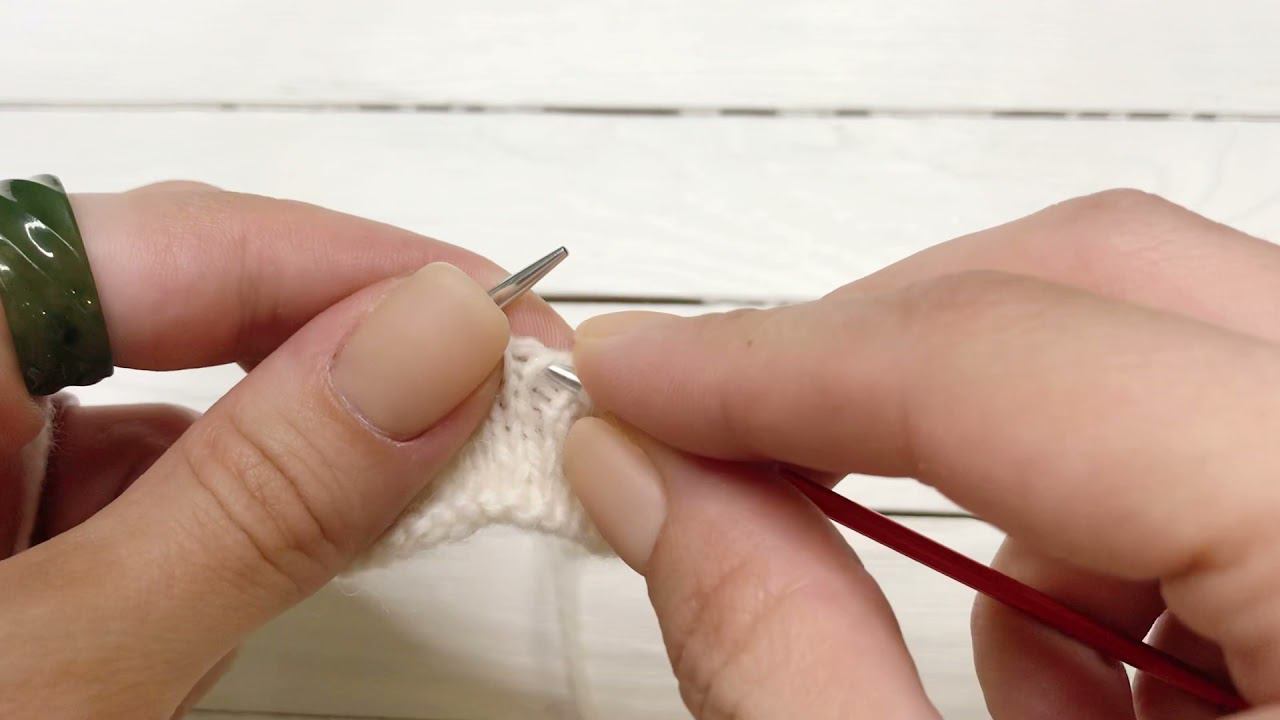 Прибавка влево из петли нижнего ряда смотреть онлайн