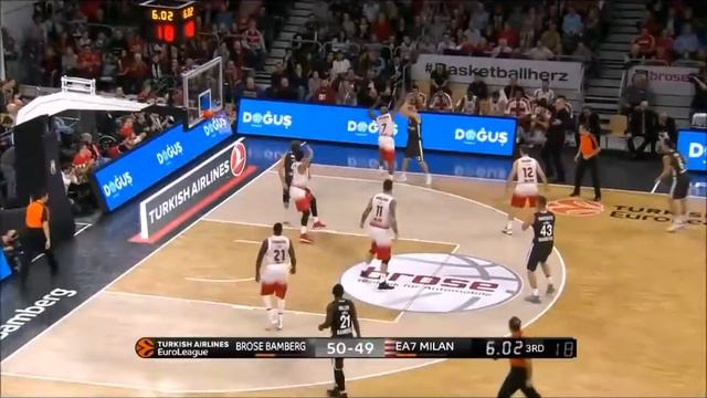 Nicolò Melli assists from the post смотреть онлайн