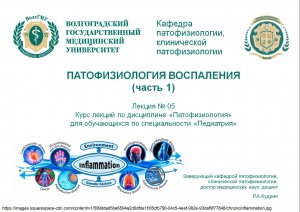 Лекция 05. Патофизиология воспаления (часть 1)