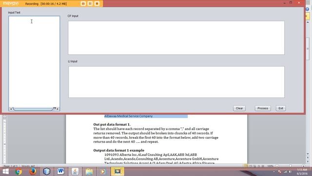 Small java application to reformat text data смотреть онлайн