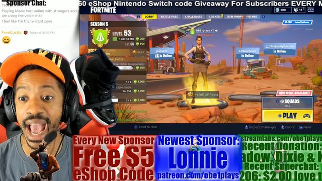 LOOT LAKE IS CRAZY IN FORTNITE! THE CUBE! NINTENDO SWITCH GAMING! смотреть онлайн