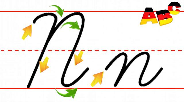 Немецкий алфавит Буква Nn смотреть онлайн