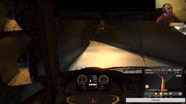 Euro Truck Simulator 2 - Ночные гонки. смотреть онлайн
