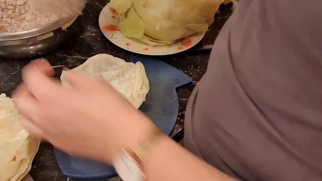 Готовлю полуфабрикаты/голубцы #жизньвгермании #моибудни #готовимдома