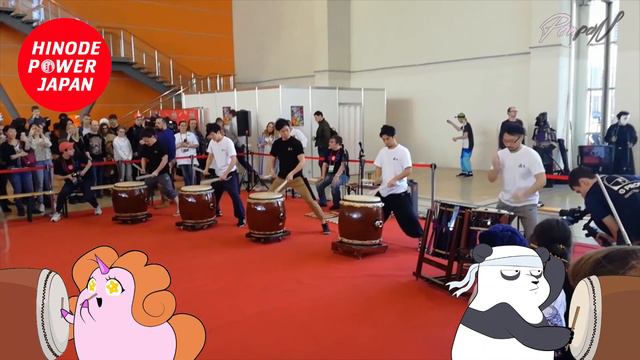 Улетные барабаны и барабанщики! Hinode Power Japan рулит! смотреть онлайн