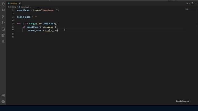 Camel Case, Problem Set 2 (CS50's Introduction to Programming with Python) смотреть онлайн
