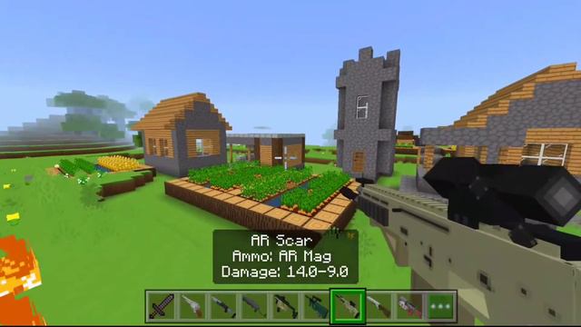 Techguns Mod for Minecraft pe | gun mod Minecraft pe | Techguns for Minecraft Bedrock | mcpe mods смотреть онлайн