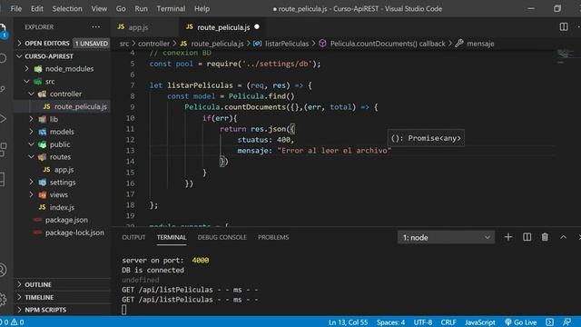 Petición get para extraer datos de mongoDB смотреть онлайн