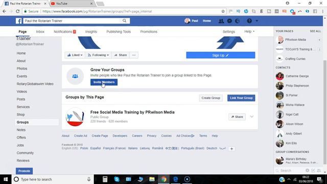How to invite people who like your page to Facebook group 2018 смотреть онлайн