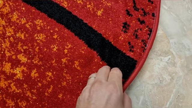 Килим Магнолия 140 red/orange кръг смотреть онлайн