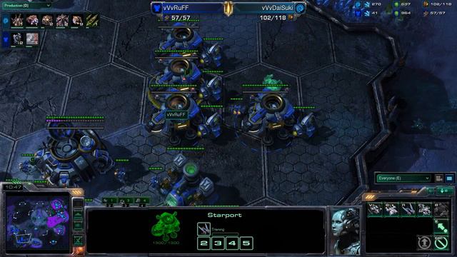 [284] StarCraft 2 - Wednesday Night Starcraft - vVv vs td G6 смотреть онлайн