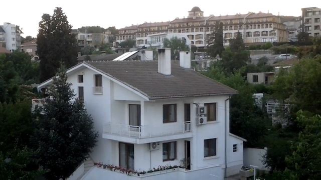 Варна, Болгария, Villa Rio, вид с пентхауса на Черное море) смотреть онлайн