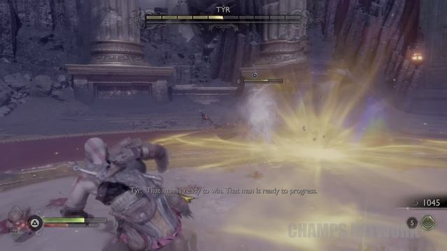 (PS5) Kratos Vs Tyr Boss Fight _ Realistic ULTRA Graphics Gameplay [4K 60FPS HDR]God Of War Valhalla