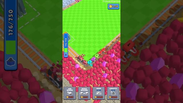 Train Miner - Gameplay Walkthrough Part 1 Tutorial Rail Lands Stone Miner Mining Master (Android) смотреть онлайн