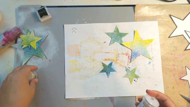 Be Brave - Star Themed Art Journal Process смотреть онлайн