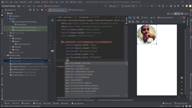 Android Studio - Borda Circular em uma Imagem {ImageView} смотреть онлайн