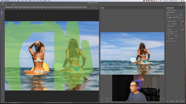 How To Remove Objects In Photoshop 2020 - Content Aware Fill смотреть онлайн