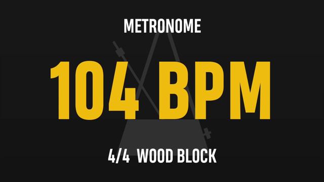 104 BPM 4/4 - Best Metronome (Sound : Wood block) смотреть онлайн