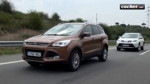 Ford Kuga vs Toyota RAV4 - Prueba SUV / Test / Review Coches.net