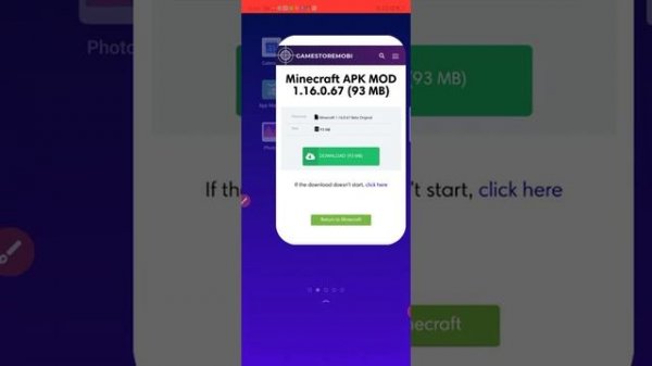 How to download Minecraft for free in in Android full version