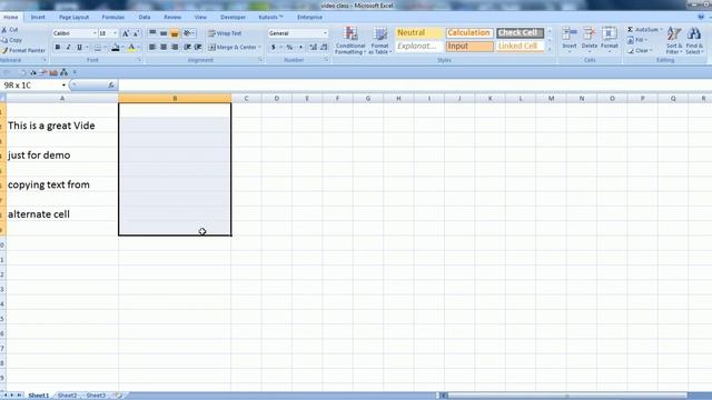copying text from alternate cells and paste in other column without leaving blank cell смотреть онлайн