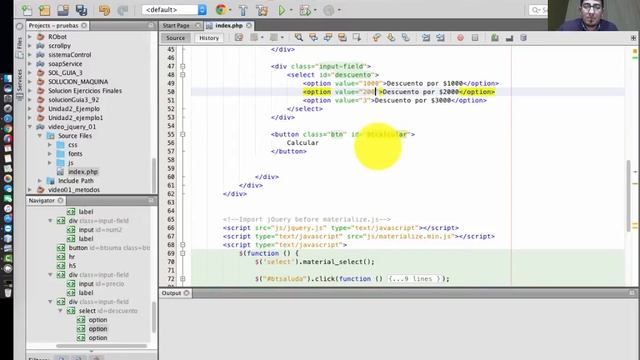 13 CONTROL SELECT CON JQUERY смотреть онлайн
