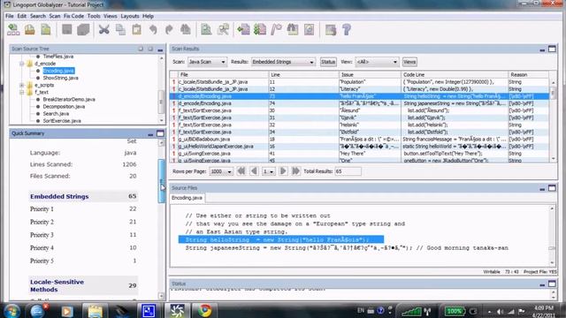 Globalyzer Static Analysis i18n Tool Tutorial смотреть онлайн