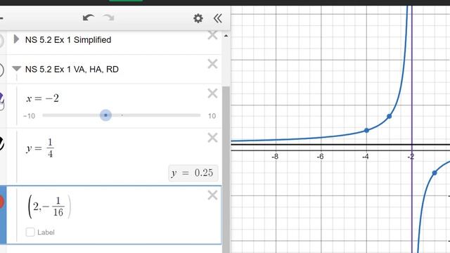 Desmos - How to Make Asymptotes and Removable Discontinitues for Rational Functions смотреть онлайн