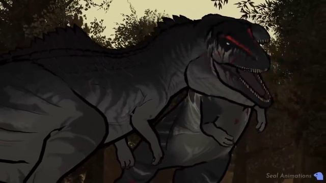 Seal Animation's Giganotosaurus And Carcharodontosaurus Vs Triceratops(resounded)