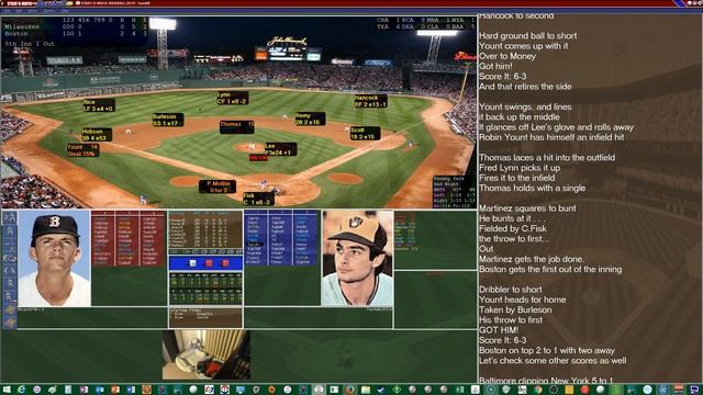 1978 Red Sox Replay Game #117 Using Strat-o-matic Baseball 2017 vs Milwaukee Brewers (5 of 5) смотреть онлайн