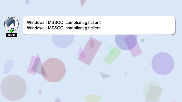 Windows : MSSCCI compliant git client смотреть онлайн