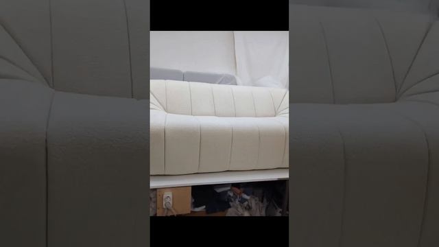 диван не раскладной каркас фанера ткань букле. смотреть онлайн