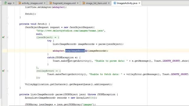 Android Consuming a Remote JSON API with Volley смотреть онлайн