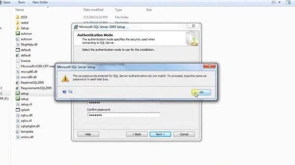 Installing SQL Server 2005