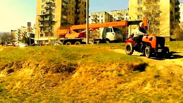 Самодельный мини-трактор смотреть онлайн