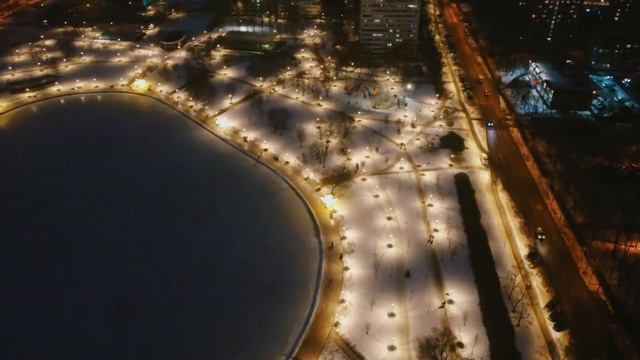 Ночное путешествие в Гольяново(сьёмка с квадрокоптера) смотреть онлайн