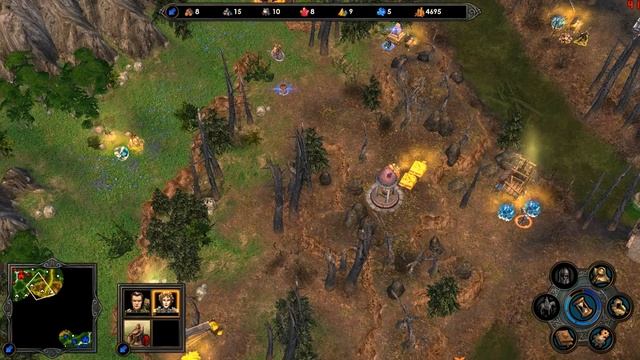 Герои 5 - Сценарий "Охотники за сокровищами"(#1) - "Рыцари" - Часть 1 смотреть онлайн