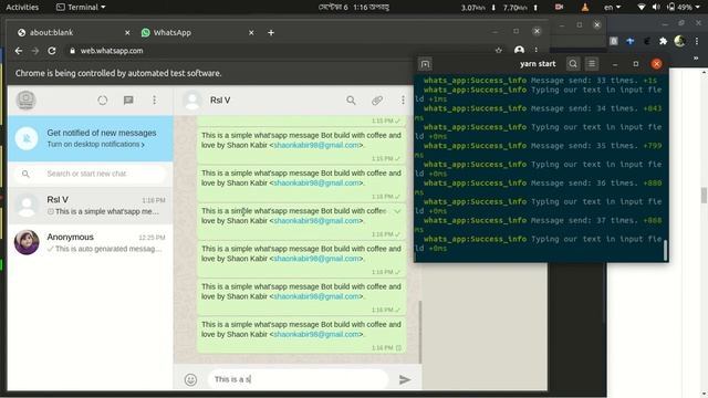 Automate WhatsApp With Puppeteer | Hack WhatsApp Message ? | JavaScript