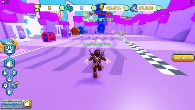 ЭВОЛЮЦИЯ КАЧКА ДОСТАВЩИКА В Deliveryman Simulator ROBLOX смотреть онлайн