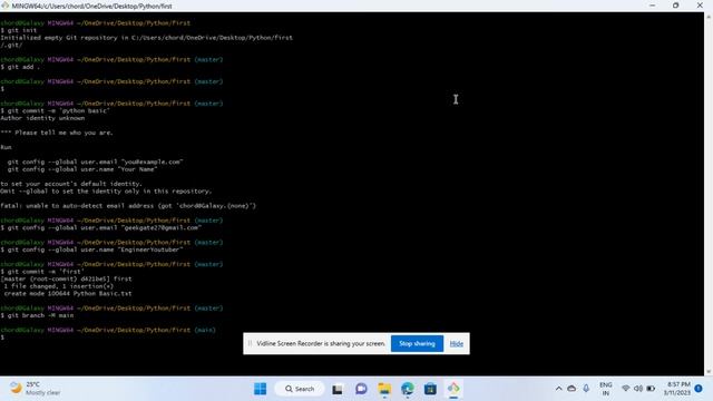 GIT | Pushing commits to remote repository | Git interview questions смотреть онлайн