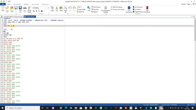 Замер длины инструмента при старте УП и при смене инструмента в режиме manual tools change в PUMOTI смотреть онлайн