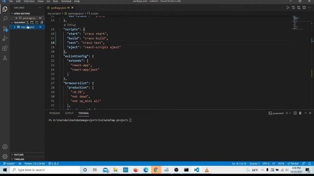 Implementing tailwind CSS in react app with in 2 mins смотреть онлайн