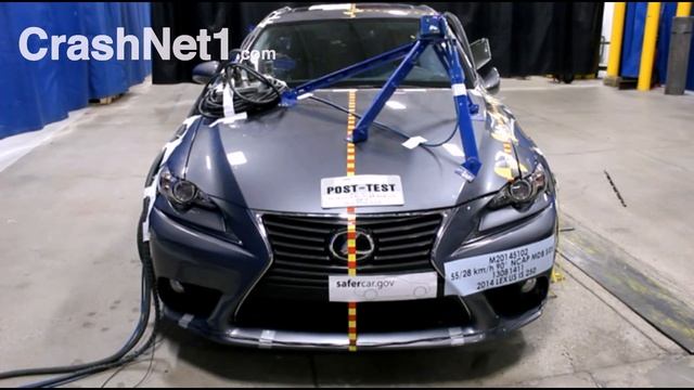 2014 Lexus IS | Side Crash Test Documentation | CrashNet1 смотреть онлайн