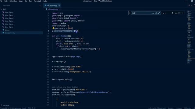 Dice Game PyQt5: Roll the Dice Function смотреть онлайн