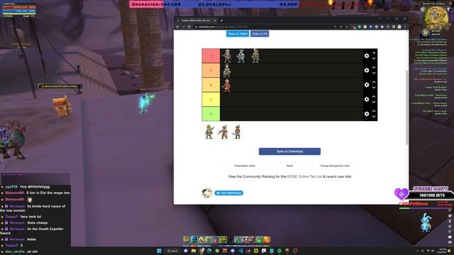 ROSE Online 2023 Class Tier-list смотреть онлайн